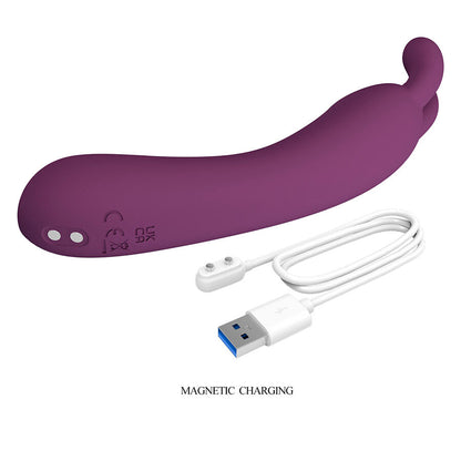 PRETTY LOVE - DJ RABBIT VIBRADOR DE PONTO G ROXO - Infernum Store