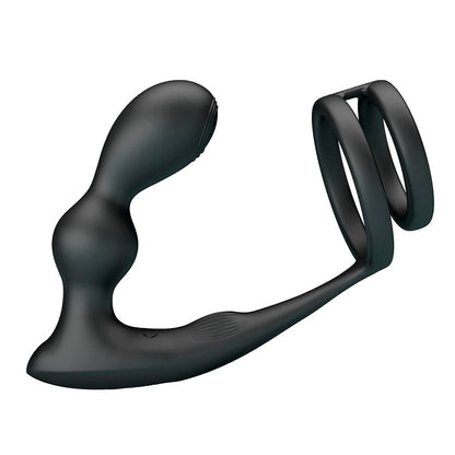 MR PLAY - PLUG ANAL VIBRATÓRIO COM ANEL PENIANO E CONTROLE REMOTO - Infernum Store