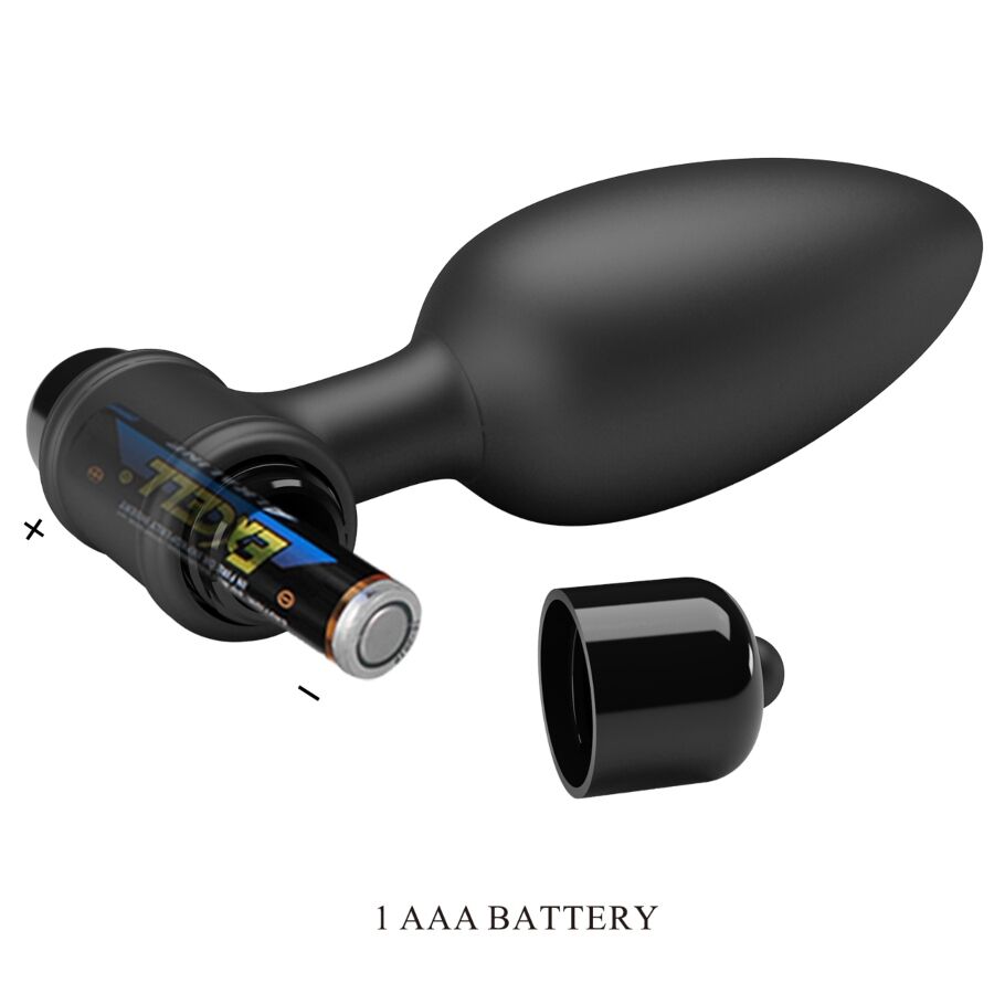 MR PLAY - PLUG ANAL SUPER POWER COM VIBRAÇÃO - Infernum Store
