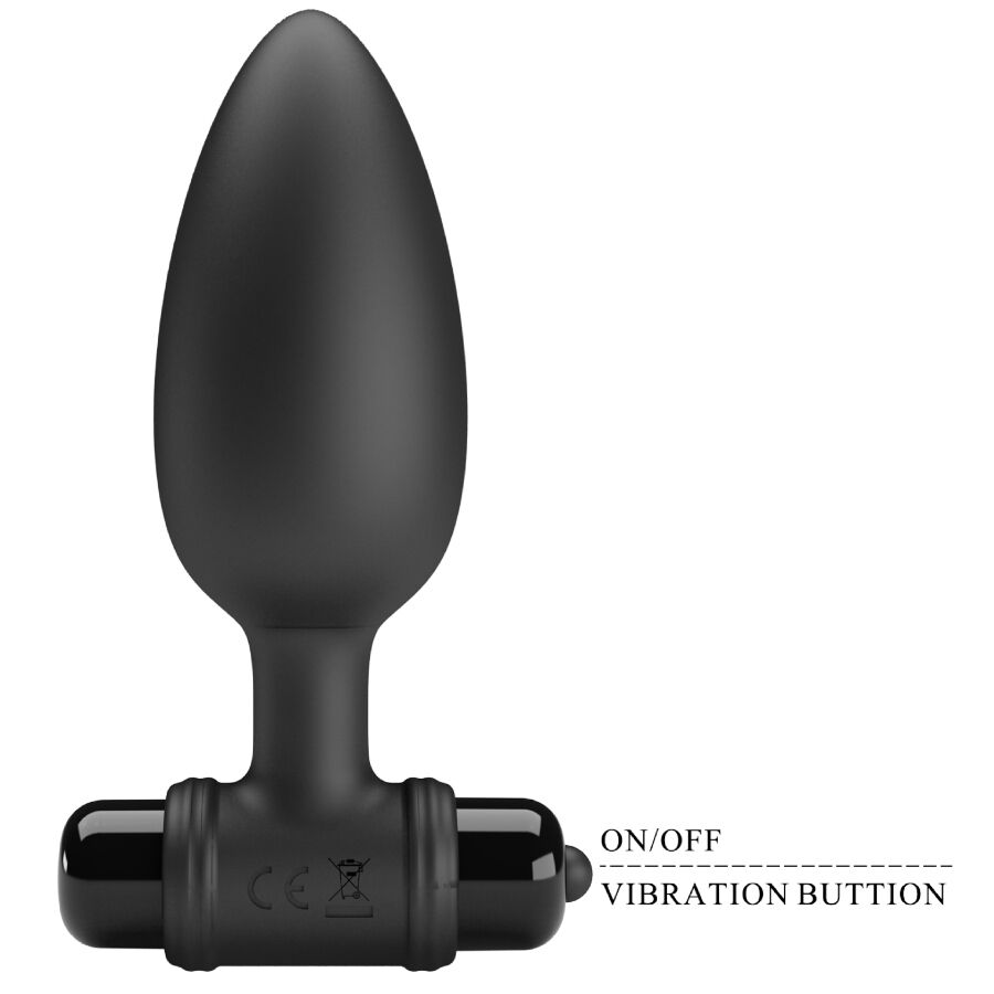 MR PLAY - PLUG ANAL SUPER POWER COM VIBRAÇÃO - Infernum Store