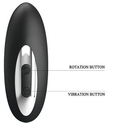 MR PLAY - MASSAGEADOR DE PRÓSTATA COM ROTAÇÃO E VIBRAÇÃO - Infernum Store