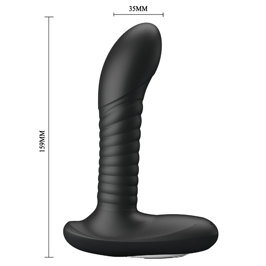 MR PLAY - MASSAGEADOR DE PRÓSTATA COM ROTAÇÃO E VIBRAÇÃO - Infernum Store