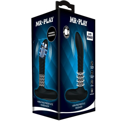 MR PLAY - MASSAGEADOR DE PRÓSTATA COM ROTAÇÃO E VIBRAÇÃO - Infernum Store