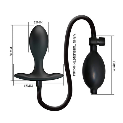 MR PLAY - PLUG ANAL INFLÁVEL AJUSTÁVEL - Infernum Store