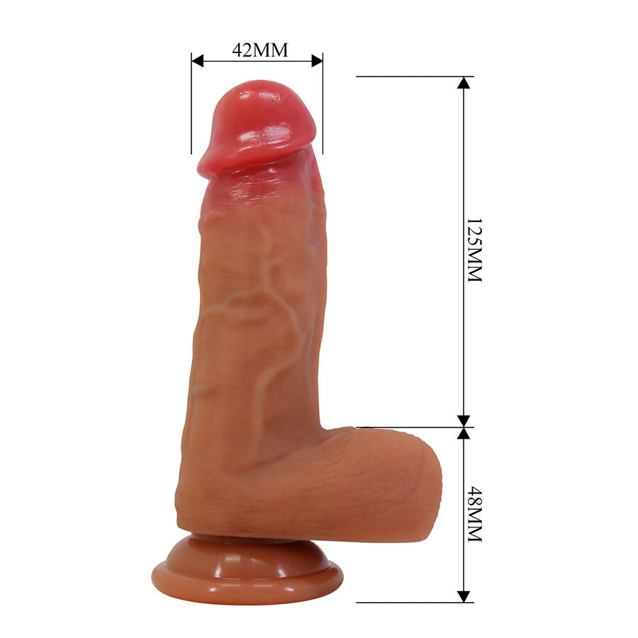 PRETTY LOVE - CURTIS DILDO REALISTA COM VENTOSA 17,3 CM -Ø- 4,2 CM - Infernum Store