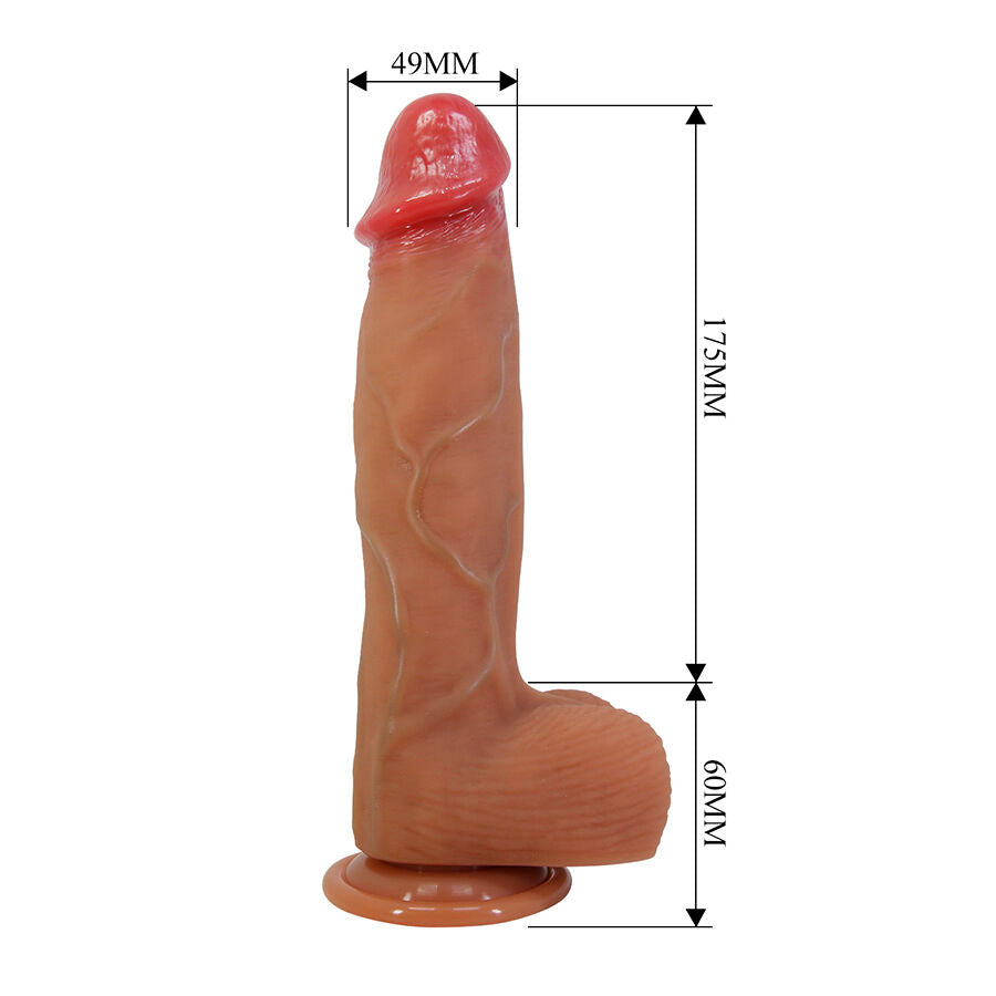 PRETTY LOVE - ORTON DILDO REALISTA COM VENTOSA 23,5 CM -Ø- 4,9 CM - Infernum Store