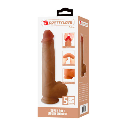 PRETTY LOVE - ORTON DILDO REALISTA COM VENTOSA 23,5 CM -Ø- 4,9 CM - Infernum Store
