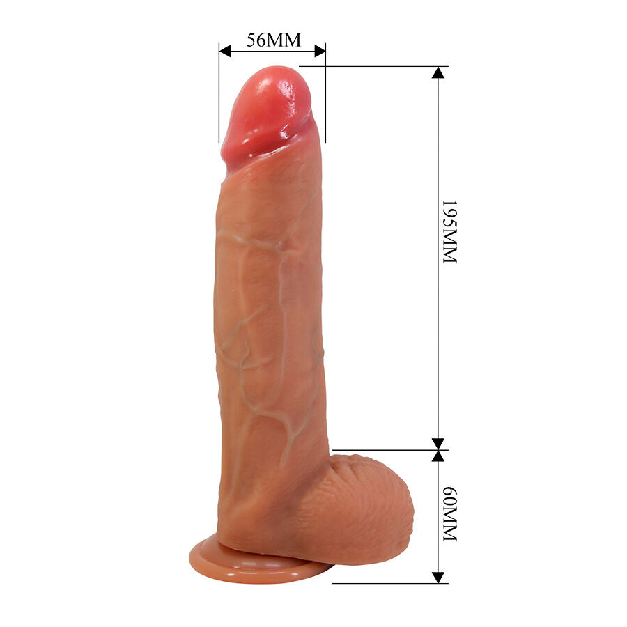 PRETTY LOVE - MENDEL DILDO REALISTA COM VENTOSA 25,5 CM -Ø- 5,6 CM - Infernum Store