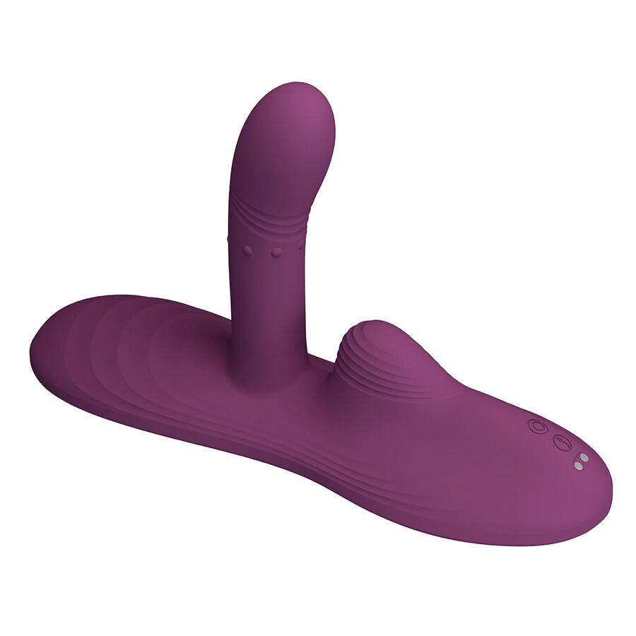 PRETTY LOVE - LUKA VIBRADOR DE SENTADO COM EFEITO DE CALOR E CONTROLE REMOTO - Infernum Store