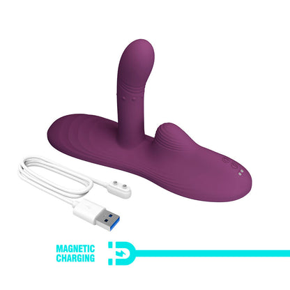 PRETTY LOVE - LUKA VIBRADOR DE SENTADO COM EFEITO DE CALOR E CONTROLE REMOTO - Infernum Store