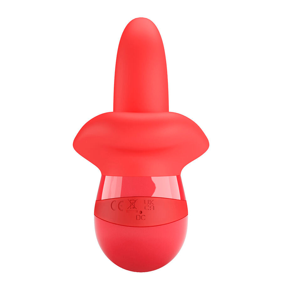 PRETTY LOVE - OBELIA VIBRADOR DE LÍNGUA COM MOVIMENTO ORBITAL - Infernum Store