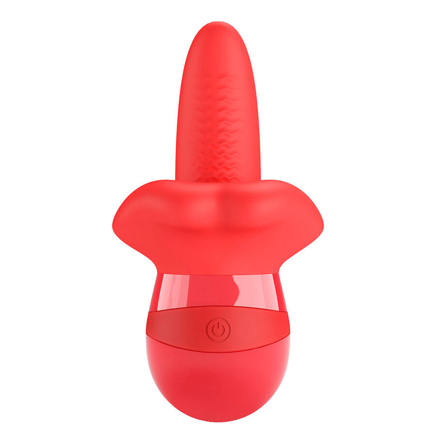 PRETTY LOVE - OBELIA VIBRADOR DE LÍNGUA COM MOVIMENTO ORBITAL - Infernum Store