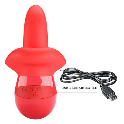 PRETTY LOVE - OBELIA VIBRADOR DE LÍNGUA COM MOVIMENTO ORBITAL - Infernum Store