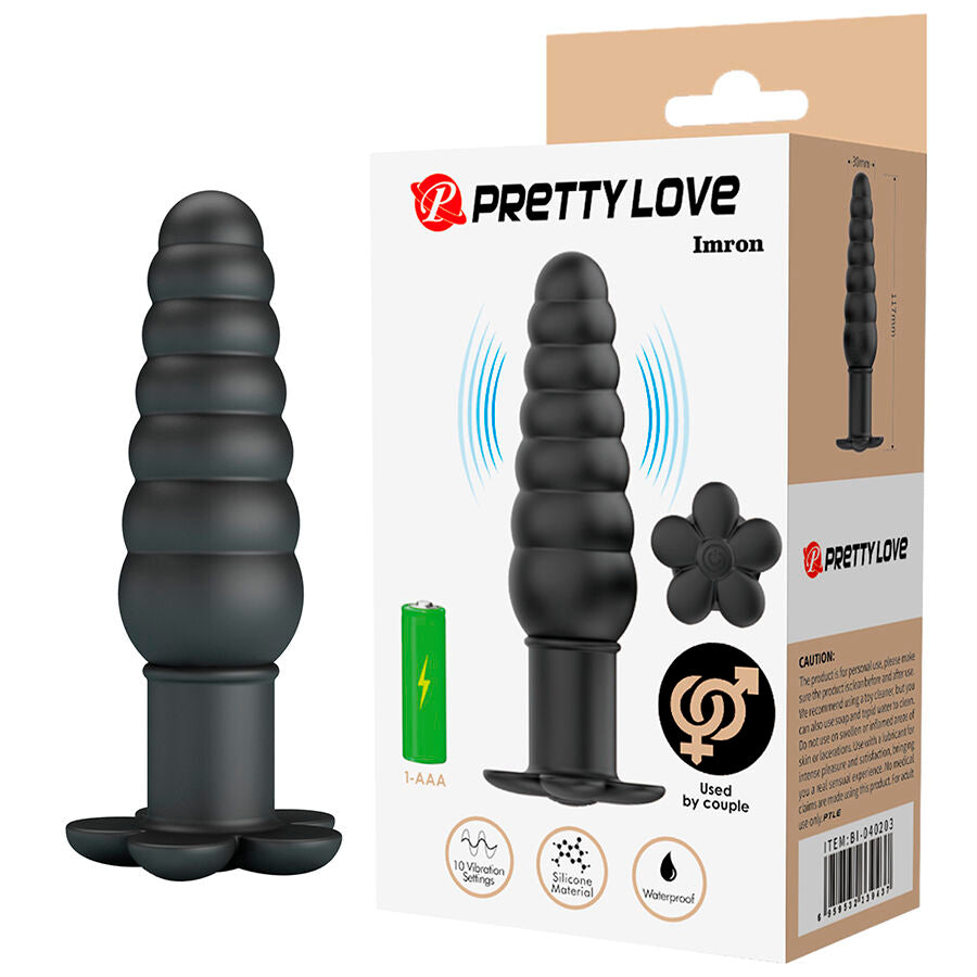 PRETTY LOVE - IMRON PLUG ANAL VIBRATÓRIO - Infernum Store