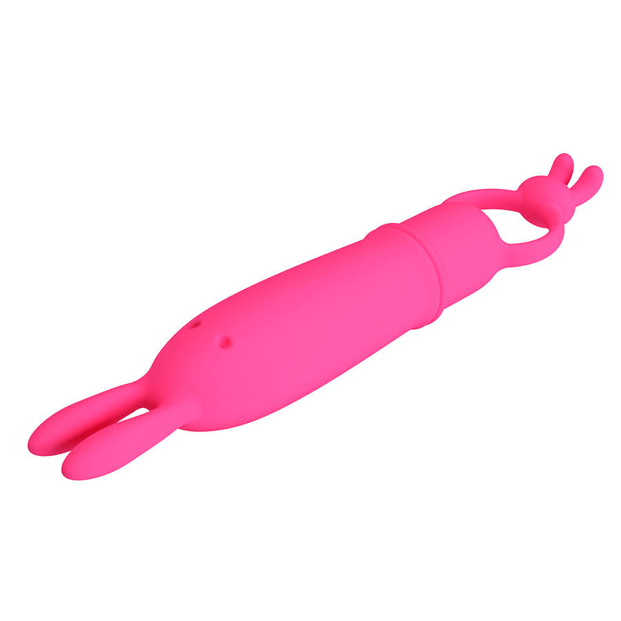 PRETTY LOVE - DELIA VIBRADOR RABBIT COM ANEL DE RESISTÊNCIA - Infernum Store