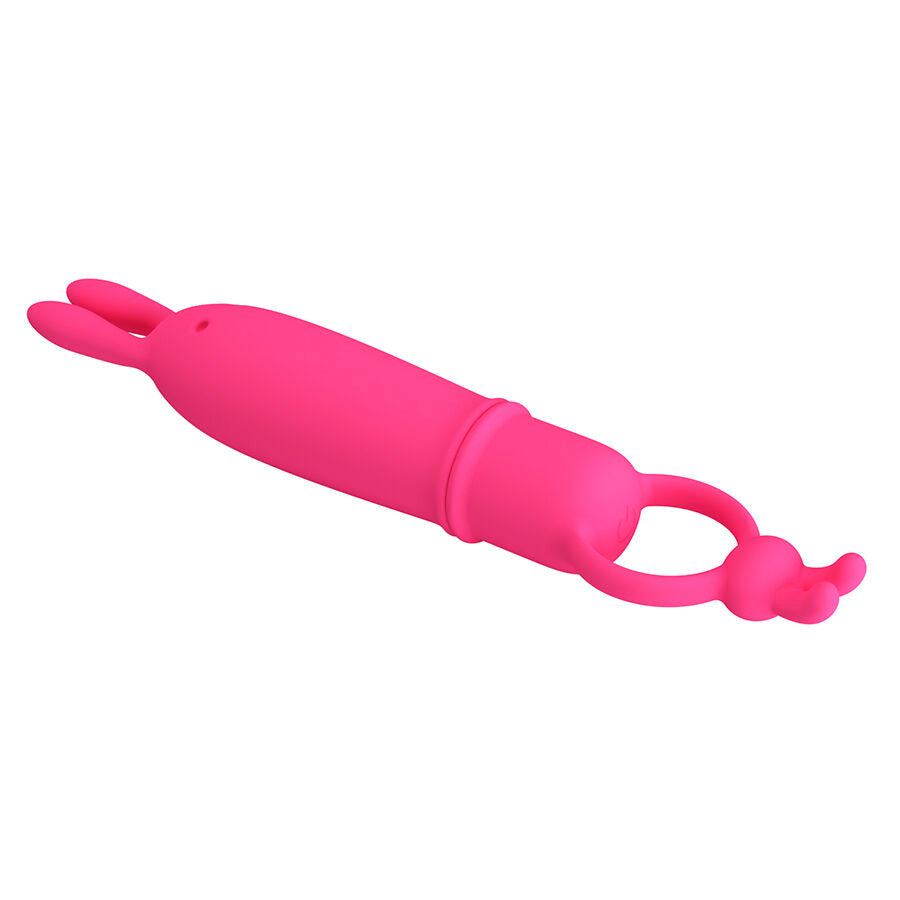 PRETTY LOVE - DELIA VIBRADOR RABBIT COM ANEL DE RESISTÊNCIA - Infernum Store