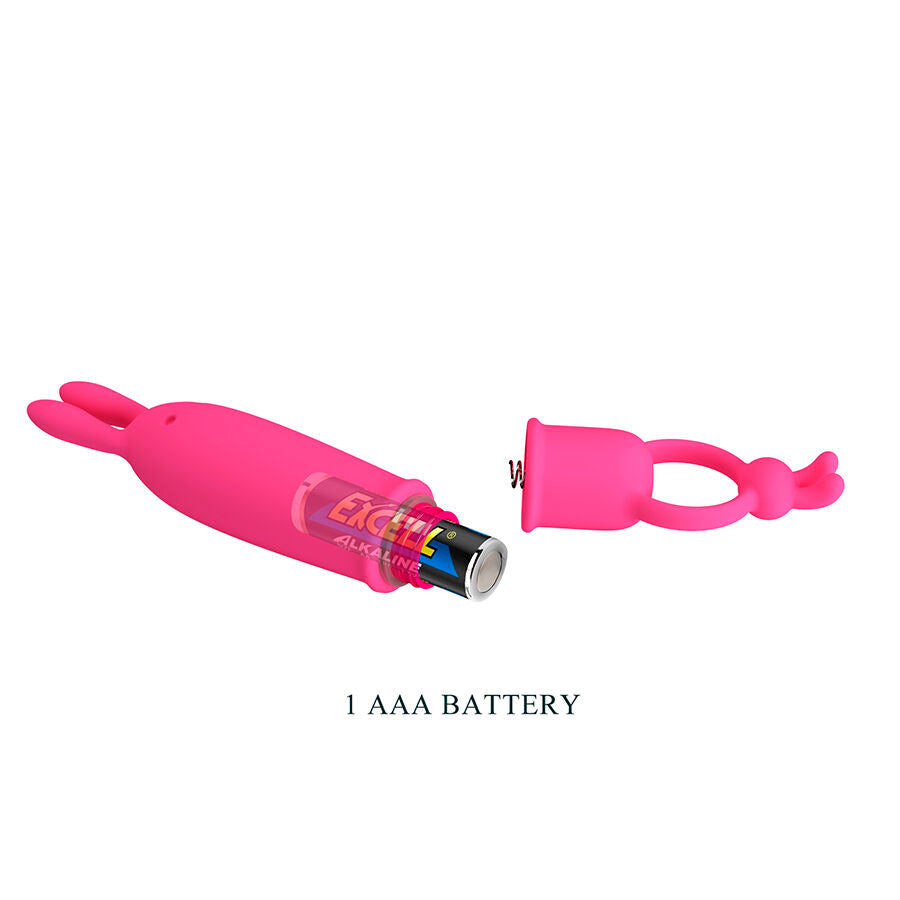 PRETTY LOVE - DELIA VIBRADOR RABBIT COM ANEL DE RESISTÊNCIA - Infernum Store