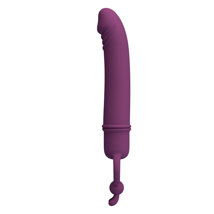 PRETTY LOVE - CORA VIBRADOR EM FORMATO DE PÊNIS COM ANEL DE RESISTÊNCIA - Infernum Store