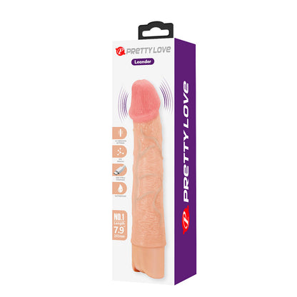 PRETTY LOVE - LEANDER VIBRADOR FLEXÍVEL E REALISTA - Infernum Store