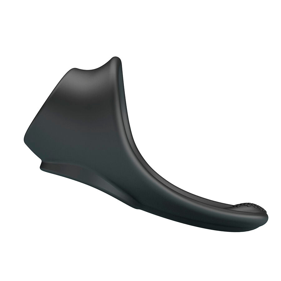 CRAZY BULL - ZADOK ANEL ERGONÔMICO COM ESTIMULADOR PERINEAL - Infernum Store