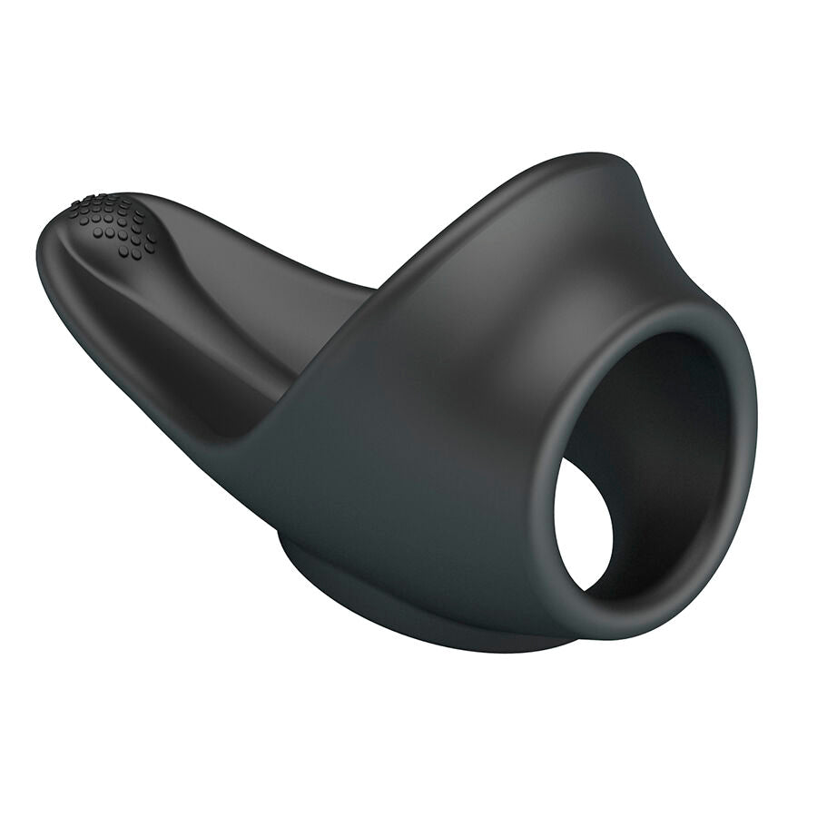 CRAZY BULL - ZADOK ANEL ERGONÔMICO COM ESTIMULADOR PERINEAL - Infernum Store