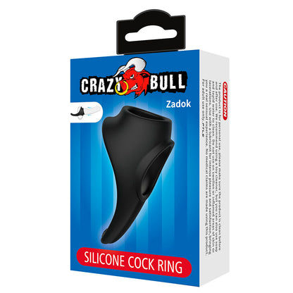 CRAZY BULL - ZADOK ANEL ERGONÔMICO COM ESTIMULADOR PERINEAL - Infernum Store