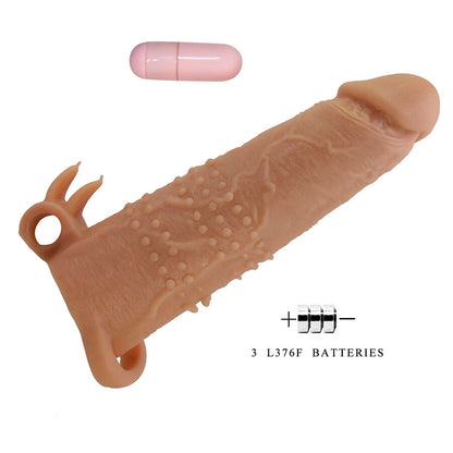 PRETTY LOVE - QUILLON CAPA PENIANA COM ESTIMULADOR CLITÓRICO E VIBRAÇÃO - Infernum Store