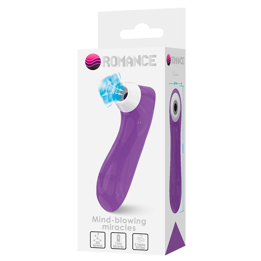 ROMANCE - APARELHO DE SUCÇÃO CLITORIAL COM TECNOLOGIA DE PULSAÇÃO ROXO - Infernum Store
