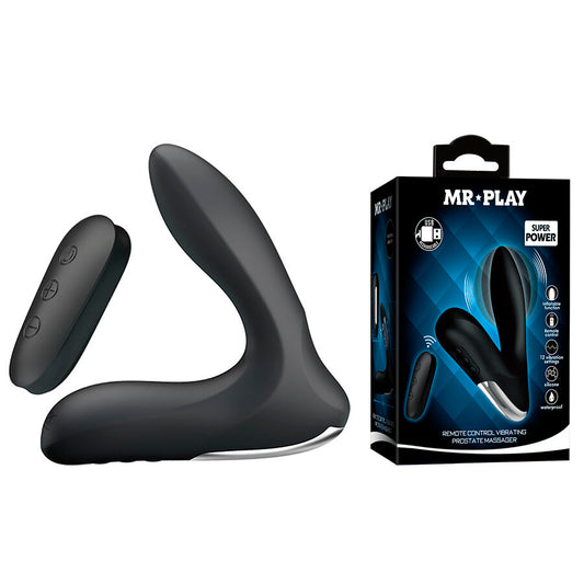 MR PLAY - MASSAGEADOR DE PRÓSTATA COM CONTROLE REMOTO DE VIBRAÇÃO - Infernum Store