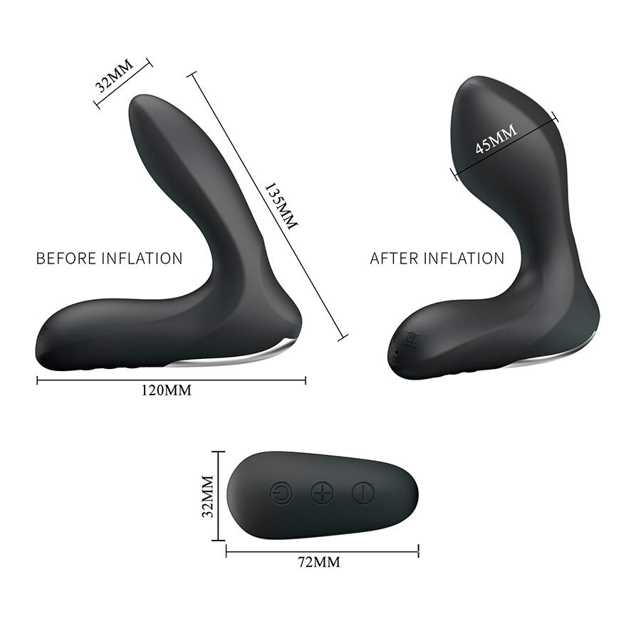 MR PLAY - MASSAGEADOR DE PRÓSTATA COM CONTROLE REMOTO DE VIBRAÇÃO - Infernum Store