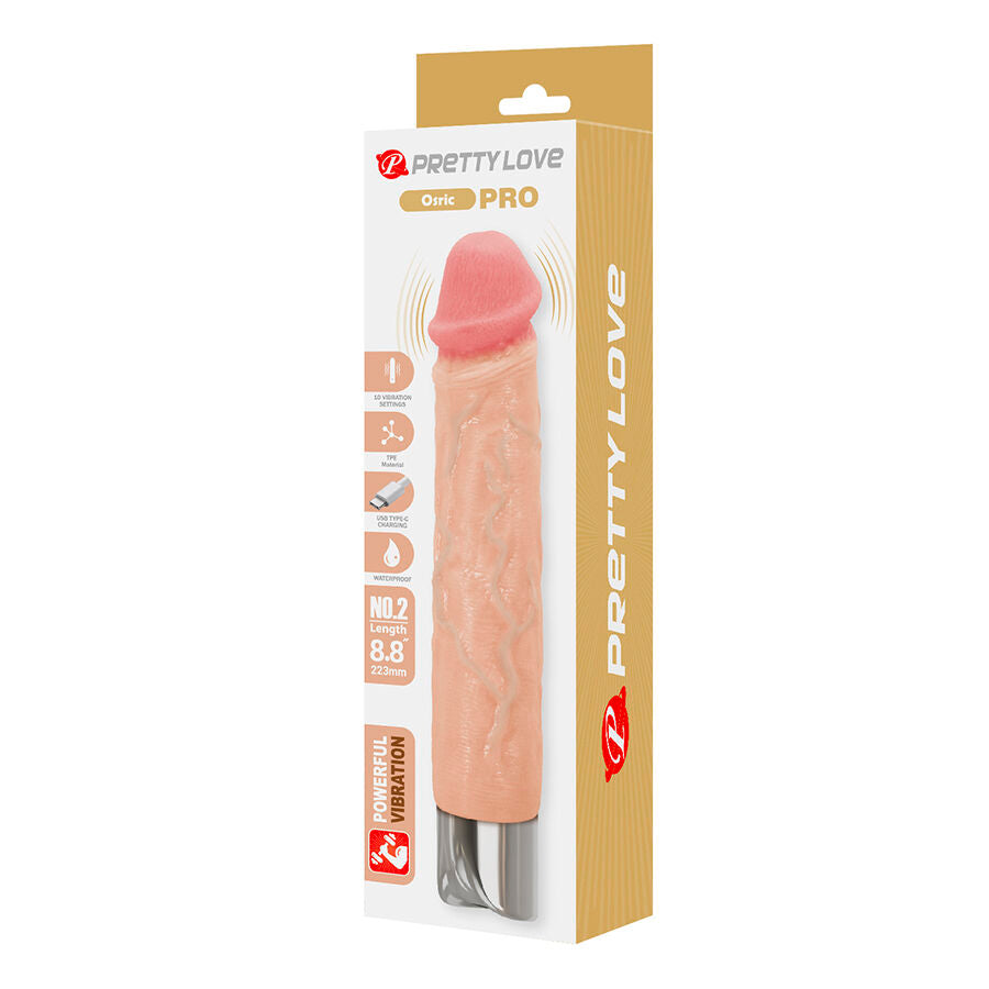 PRETTY LOVE - OSRIC PRO VIBRADOR FLEXÍVEL E REALISTA - Infernum Store