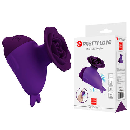 PRETTY LOVE - DOLPHIN MINI VIBRADOR COM CLIP - Infernum Store