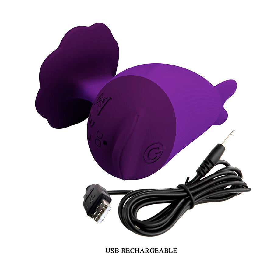PRETTY LOVE - DOLPHIN MINI VIBRADOR COM CLIP - Infernum Store