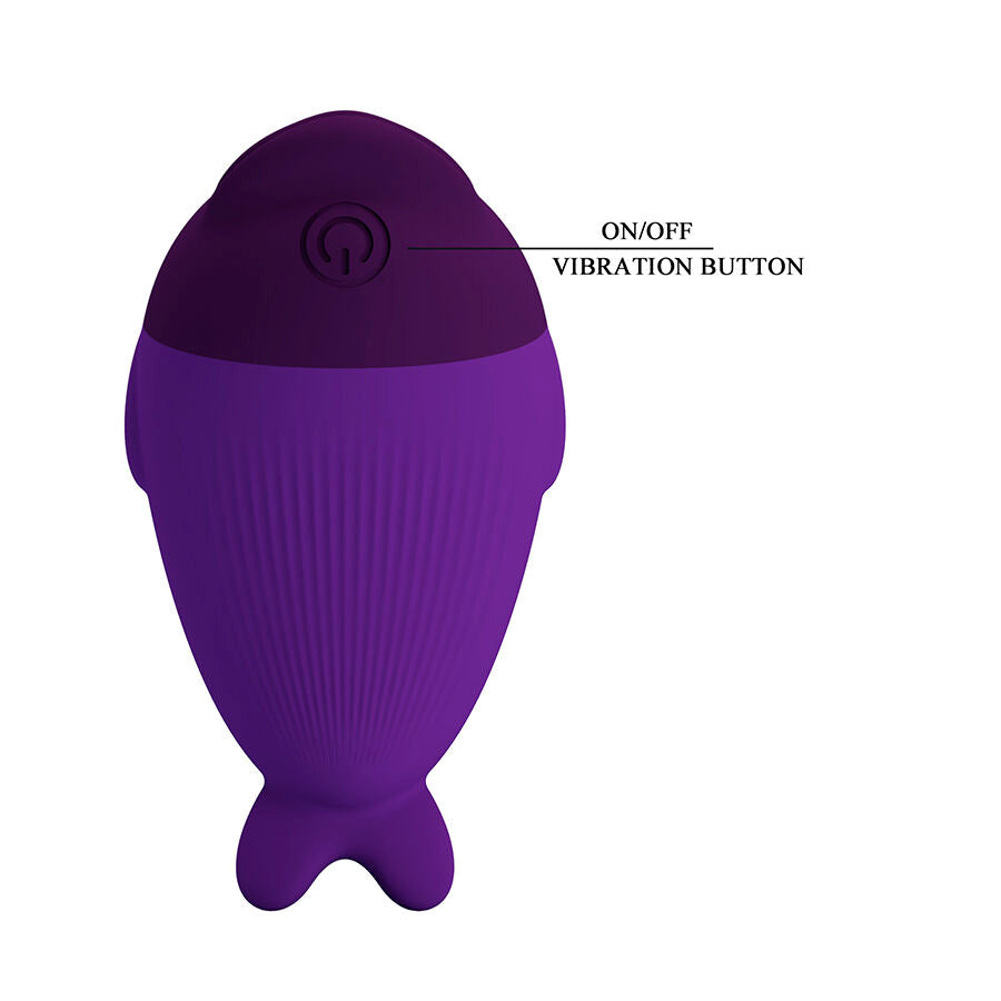PRETTY LOVE - DOLPHIN MINI VIBRADOR COM CLIP - Infernum Store