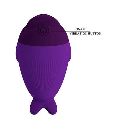 PRETTY LOVE - DOLPHIN MINI VIBRADOR COM CLIP - Infernum Store