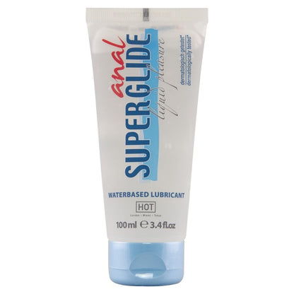 HOT - ANAL SUPERGLIDE LUBRIFICANTE LÍQUIDO PARA PRAZER ANAL 100 ML - Infernum Store