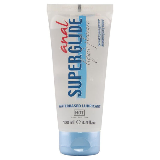 HOT - ANAL SUPERGLIDE LUBRIFICANTE LÍQUIDO PARA PRAZER ANAL 100 ML - Infernum Store