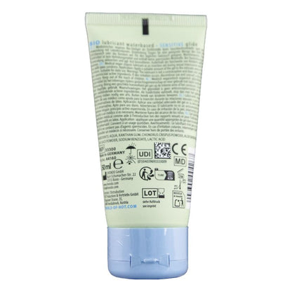 HOT - BIO LUBRIFICANTE À BASE ÁGUA SENSITIV 50 ML - Infernum Store