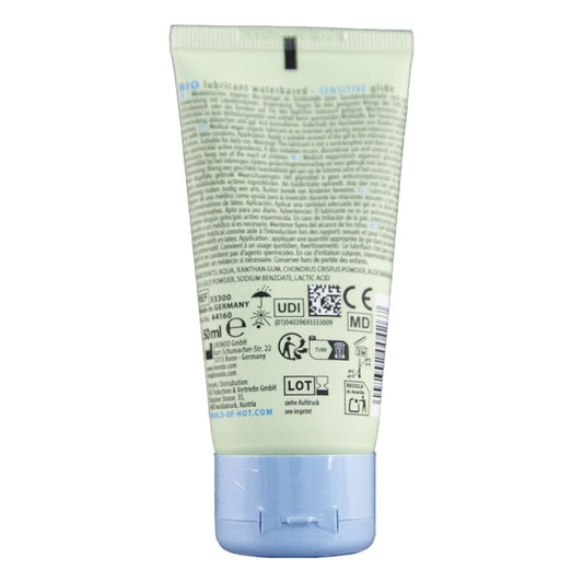HOT - BIO LUBRIFICANTE À BASE ÁGUA SENSITIV 50 ML - Infernum Store