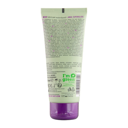 HOT - BIO LUBRIFICANTE À BASE DE ÁGUA ANAL 100 ML - Infernum Store