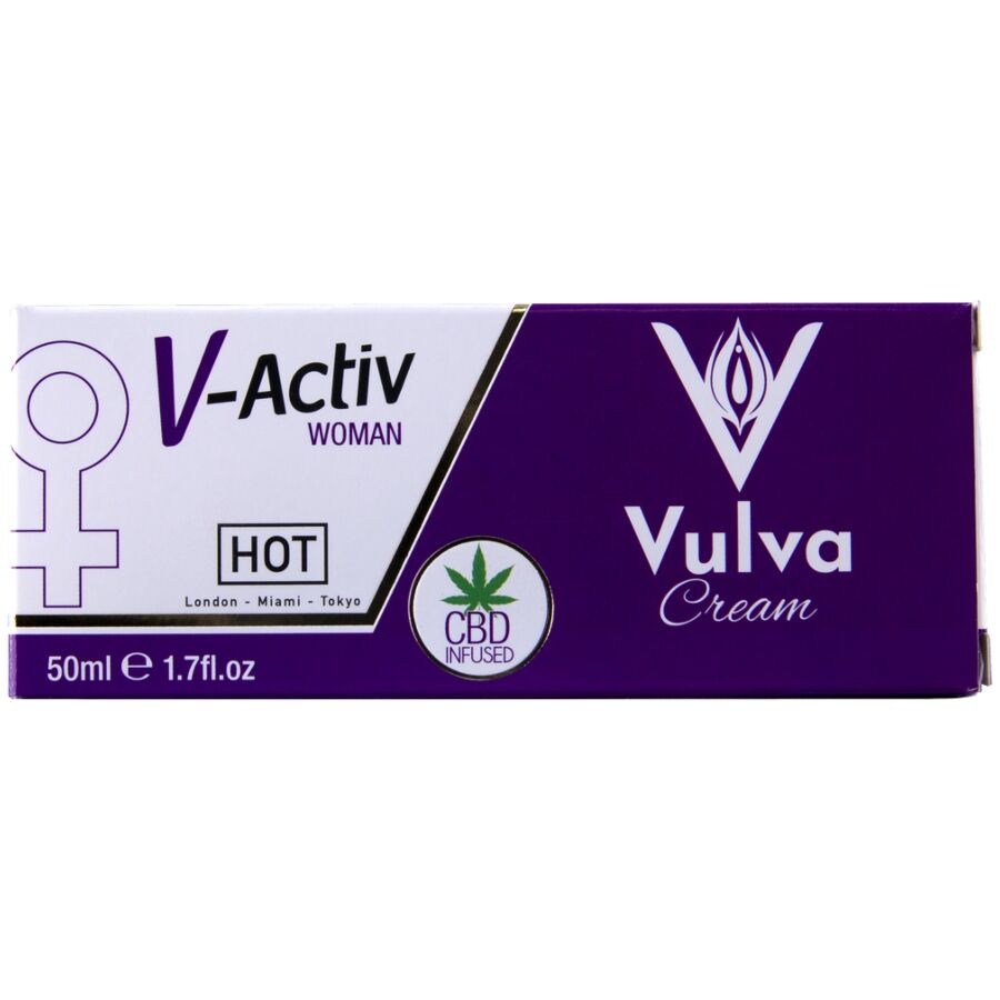 CREME VULVA QUENTE COM CBD 50ML - Infernum Store