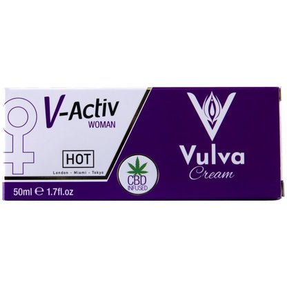 CREME VULVA QUENTE COM CBD 50ML - Infernum Store