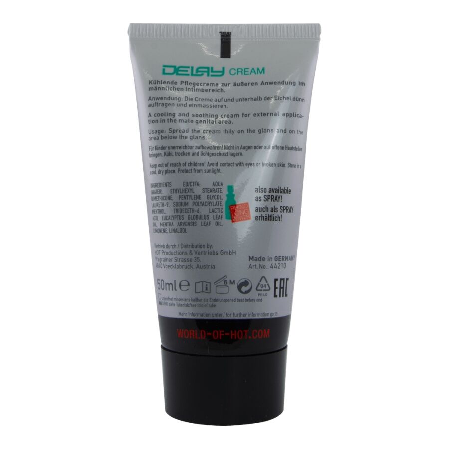 HOT - CREME RETARDANTE 50 ML - Infernum Store