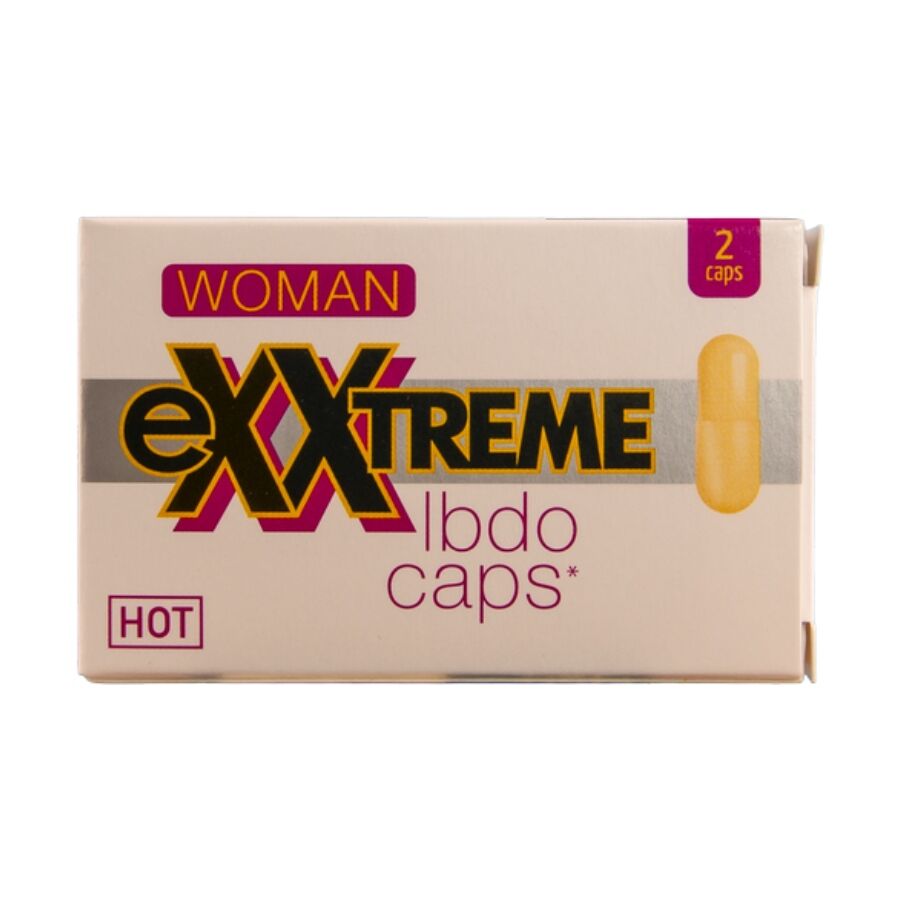 HOT - CÁPSULAS PARA LIBIDO EXTREMA MULHER 2 UNIDADES - Infernum Store