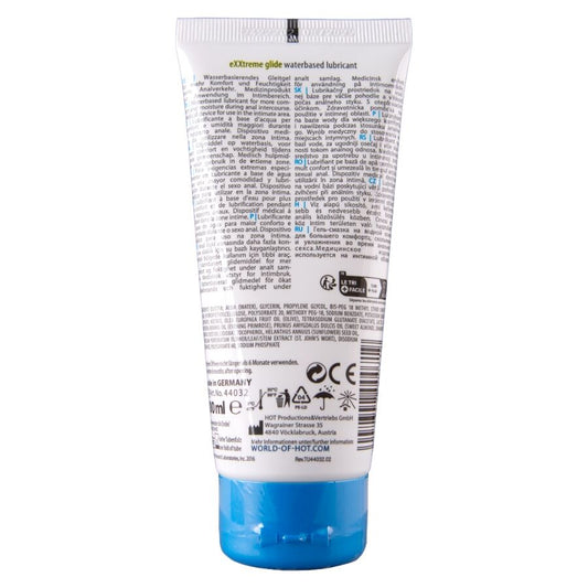 HOT - EXXTREME GLIDE LUBRIFICANTE À BASE DE ÁGUA + ÓLEO CONFORT A+ 100 ML - Infernum Store