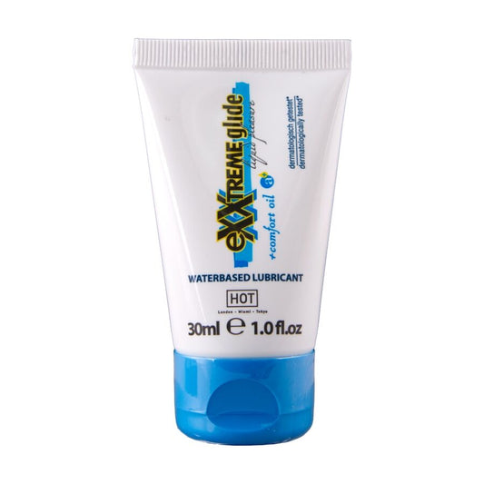 HOT - EXXTREME GLIDE LUBRIFICANTE À BASE DE ÁGUA + ÓLEO CONFORTANTE A+ 30 ML - Infernum Store