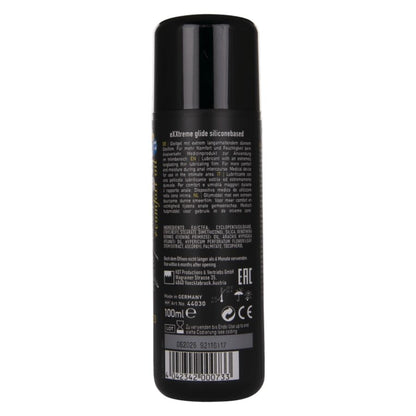 HOT - EXXTREME GLIDE LUBRIFICANTE À BASE DE SILICONE + ÓLEO CONFORTANTE A+ 100 ML - Infernum Store