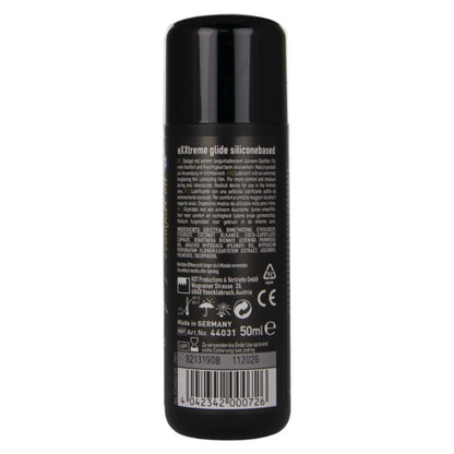 HOT - EXXTREME GLIDE LUBRIFICANTE À BASE DE SILICONE + ÓLEO CONFORTANTE A+ 50 ML - Infernum Store