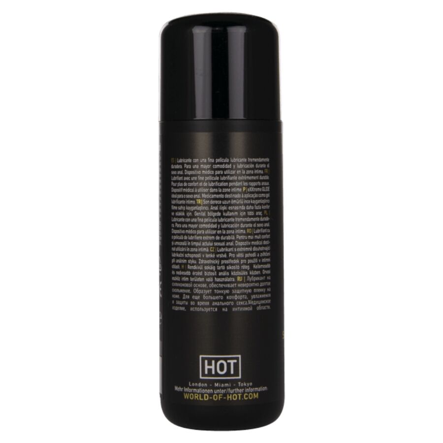 HOT - EXXTREME GLIDE LUBRIFICANTE À BASE DE SILICONE + ÓLEO CONFORTANTE A+ 50 ML - Infernum Store