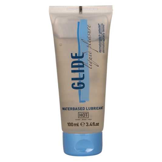 HOT - GLIDE LIQUID PLEASURE LUBRIFICANTE À BASE DE ÁGUA 100 ML - Infernum Store
